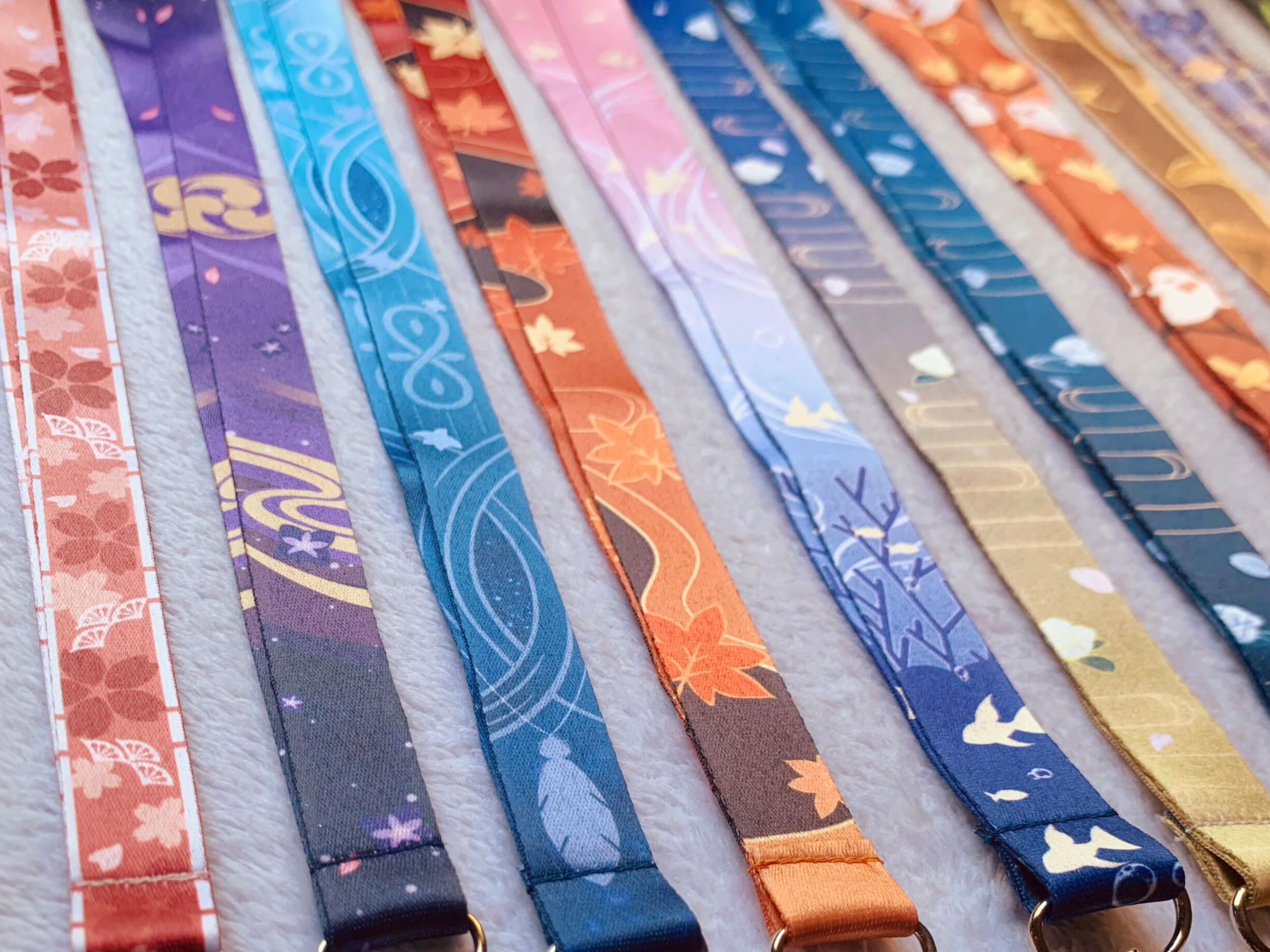 Custom designed lanyards w/ Lobster Clasp